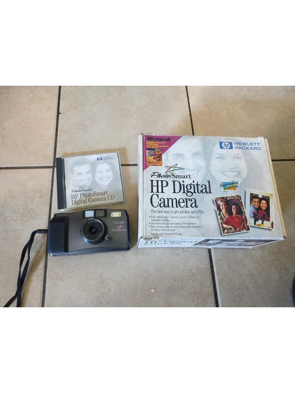 Vintage HP Photosmart C5340A Digital Camera: First Consumer Digital Camera